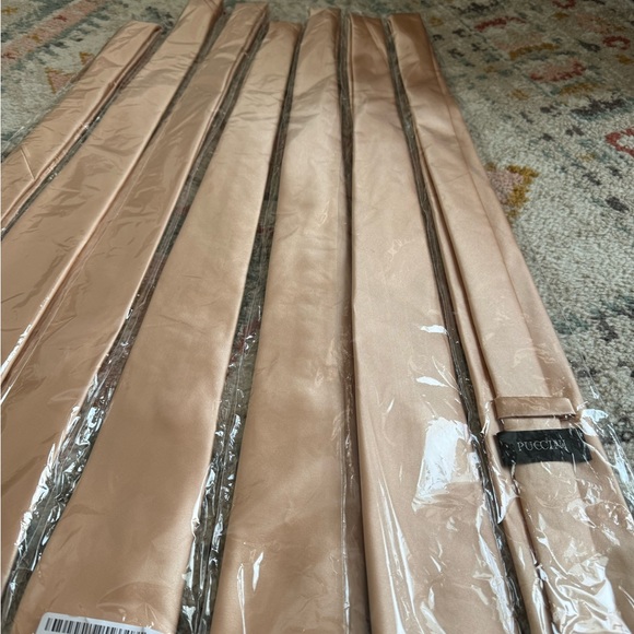 6 adult & 1 JR size pinky/gold ties - Picture 2 of 3